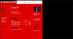 Desktop Screenshot of karakalem.anatolianrock.com