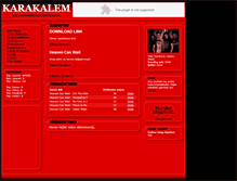 Tablet Screenshot of karakalem.anatolianrock.com