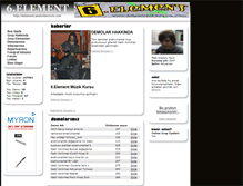 Tablet Screenshot of 6element.anatolianrock.com