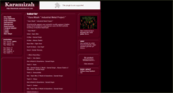 Desktop Screenshot of karamizah.anatolianrock.com