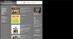 Desktop Screenshot of harictengazelciler.anatolianrock.com